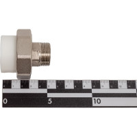 Комбинированная разъемная муфта (американка) PRO AQUA PP-R НР белая d-32 мм 3/4" PA21016b