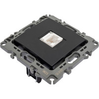 Розетка ЭРА 12-3107-05 RJ45, IP20, антрацит Б0014727