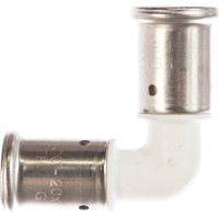 Угольник Henco 90, ПВДФ пресс белый, 20x20 HE 1PKW-2020