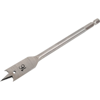 Сверло плоскофрезерное по дереву (16х150 мм; HEX 1/4) Elitech 1820.048200