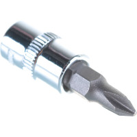 Насадка торцевая 1/4"DR с вставкой-битой РН1 Ombra 114401