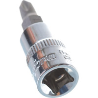 Насадка торцевая 1/4"DR с вставкой-битой РН1 Ombra 114401