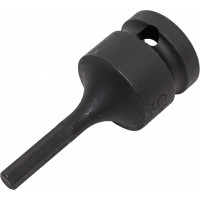 Ударная цельная головка-бита 6 гранная 5 мм, 1/2", 60 мм FORCE 24406005