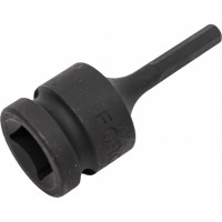 Ударная цельная головка-бита 6 гранная 5 мм, 1/2", 60 мм FORCE 24406005