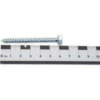 Шуруп с шестигранной головкой Качественный КРЕПЕЖ 6х60, 85 шт. 0300543 КЧ