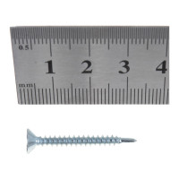 Оконный саморез Качественный КРЕПЕЖ 3.9х32 белый сверло 230 шт 0300091 КЧ