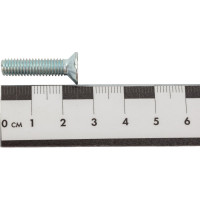 Винт Качественный КРЕПЕЖ потай с метр. резьбой, DIN 965, 6x25, 100 шт 0200887 КЧ