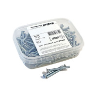 Винт Качественный КРЕПЕЖ потай с метр. резьбой, DIN 965, 4x40, 130 шт 0200871 КЧ