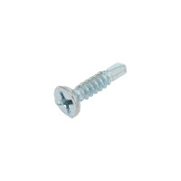 Оконный саморез Качественный КРЕПЕЖ 3.9х19 белый сверло 400 шт 0300087 КЧ