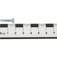 Оконный саморез Качественный КРЕПЕЖ 3.9х19 белый сверло 400 шт 0300087 КЧ