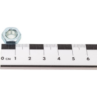 Шестигранная гайка крепежная техника DIN 934, М8, 500 шт. 493206 БК