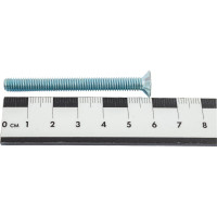 Винт Качественный КРЕПЕЖ потай с метр. резьбой, DIN 965, 6x60, 45 шт 0200895 КЧ