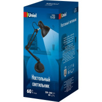 Настольный светильник Uniel TLI-221 BLACK E27. Цоколь Е27. 60W. UL-00002120