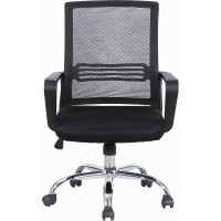 Компьютерное офисное кресло BRABIX Daily MG-317, с подлокотниками, хром 531833