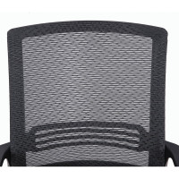 Компьютерное офисное кресло BRABIX Daily MG-317, с подлокотниками, хром 531833