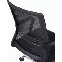 Компьютерное офисное кресло BRABIX Daily MG-317, с подлокотниками, хром 531833