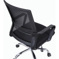 Компьютерное офисное кресло BRABIX Daily MG-317, с подлокотниками, хром 531833