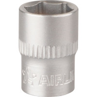 Головка торцевая шестигранная (10 мм; 1/4" DR; пластиковый подвес) Airline AT-S14-06