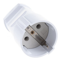 Кабельная розетка ЭРА Rx2-W Rx2 с/з прямая 16A белая Б0039682