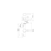 Смеситель для ванны WasserKRAFT Main с коротким изливом 4101