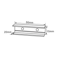 Крепеж для светодиодной ленты FERON 230V LS721 2835, LD167 50шт в упаковке 23385