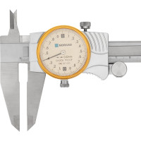 Штангенциркуль с круговой шкалой NORGAU 200 мм, 0.02 мм, тип NCR-1502 с поверкой 040027020/П