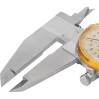 Штангенциркуль с круговой шкалой NORGAU 200 мм, 0.02 мм, тип NCR-1502 с поверкой 040027020/П