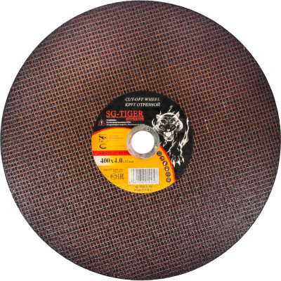 Круг отрезной по металлу (400х4х32 мм) TIGER ABRASIVE 00-00000114