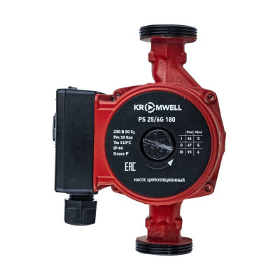 Циркуляционный насос KROMWELL (с гайками в комплекте) PS 25/6G 180
