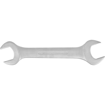 Двусторонний гаечный ключ Hortz 55x60 мм, хромированный, HOR 1069281