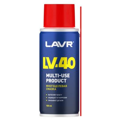 Многоцелевая смазка LAVR LV-40 100 мл Ln1496