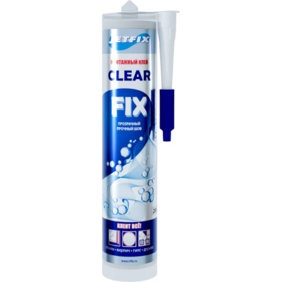 Клей-герметик на гибридной основе JETFIX Clear Fix 280мл 21086