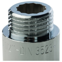 Хромированный удлинитель STOUT 1/2X25 SFT-0002-001225 RG008Q0O7A67Q4
