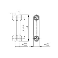 Радиатор IRSAP TESI 21800/10 CL.01 белый T26 RT218001001RI26N01