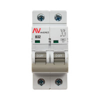 Автоматический выключатель EKF AV-6 2P 32A B 6kA AVERES mcb6-2-32B-av