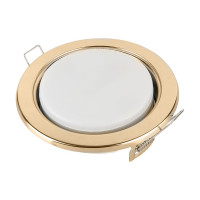 Встраиваемый светильник General Lighting Systems GX53, 108х38мм, золото, IP20, 10шт GCL-10GX53-H38-G 689180