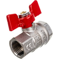 Шаровый кран IVANCI Superior, ручка-бабочка, внутренняя-внутренняя резьба 1/2" IVC.100217.N.03