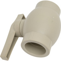 Кран шаровой VALFEX PP-R серый, 50 мм 10144050Г 007-7689