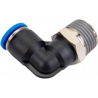 Фитинг цанговый угловой с наружной резьбой 1/2M для трубки диаметром 10 мм SHPI PL 10-R04