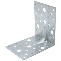 Крепежный усиленный уголок КРЕП-КОМП KUU-130х130х100х2.0мм 25шт куу130