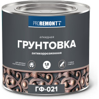 Грунт PROREMONTT ГФ-021 серый, 1.8 кг Лк-00004521
