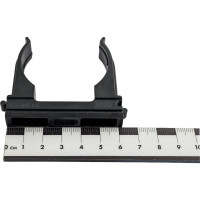 Держатель для труб Экопласт CF50G D50 мм, черный 41750-10BL
