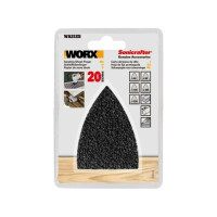 Шлифовальные листы 20 шт узкие WORX WA2125