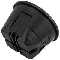 Держатель круглого проводника EZETEK 8-10мм для плоской кровли, пластик 91052