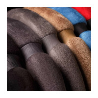 Оплётка руля CarPerformance алькантара, 6 под, 2 см поролон чёрный, разм.S, CP-5026 BK