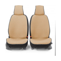 Накидки на передние сиденья CarPerformance, 2 шт. материал fiberflax /лен/ CUS-1032 BE