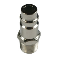 Адаптер-соединитель пневматический резьба 1/4M на быстросъём рапид папа Berger BG BG1406