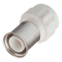 Муфта HENCO ВР, ПВДФ пресс, белая, 26x3/4" 18PKW-2605