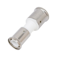 Переходная муфта HENCO ПВДФ пресс, белая, 26x20 16PKW-2620