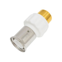 Муфта HENCO НР, ПВДФ пресс, белая, 26x3/4" 17PKW-2605